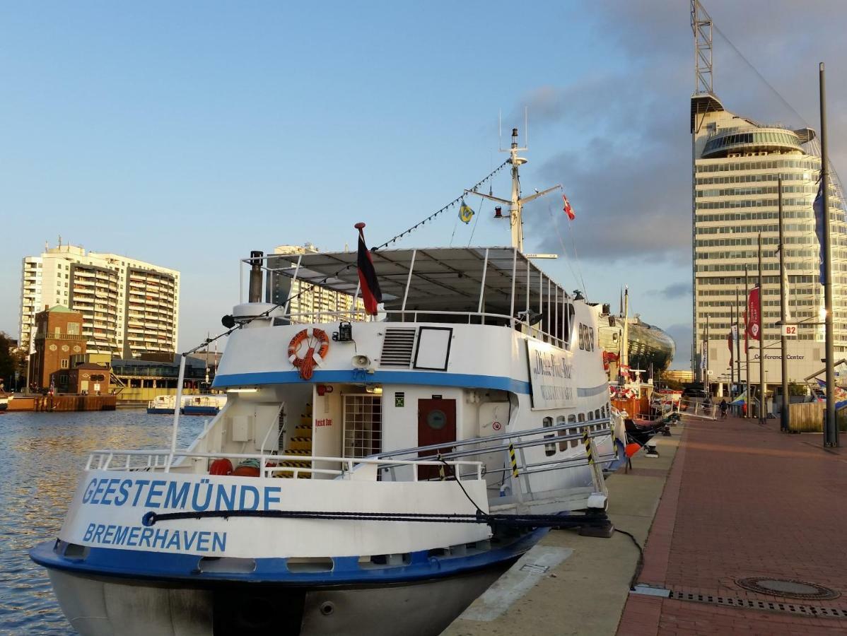 Ferienwohnung Koralle - Am Wasser Bremerhaven Exterior foto