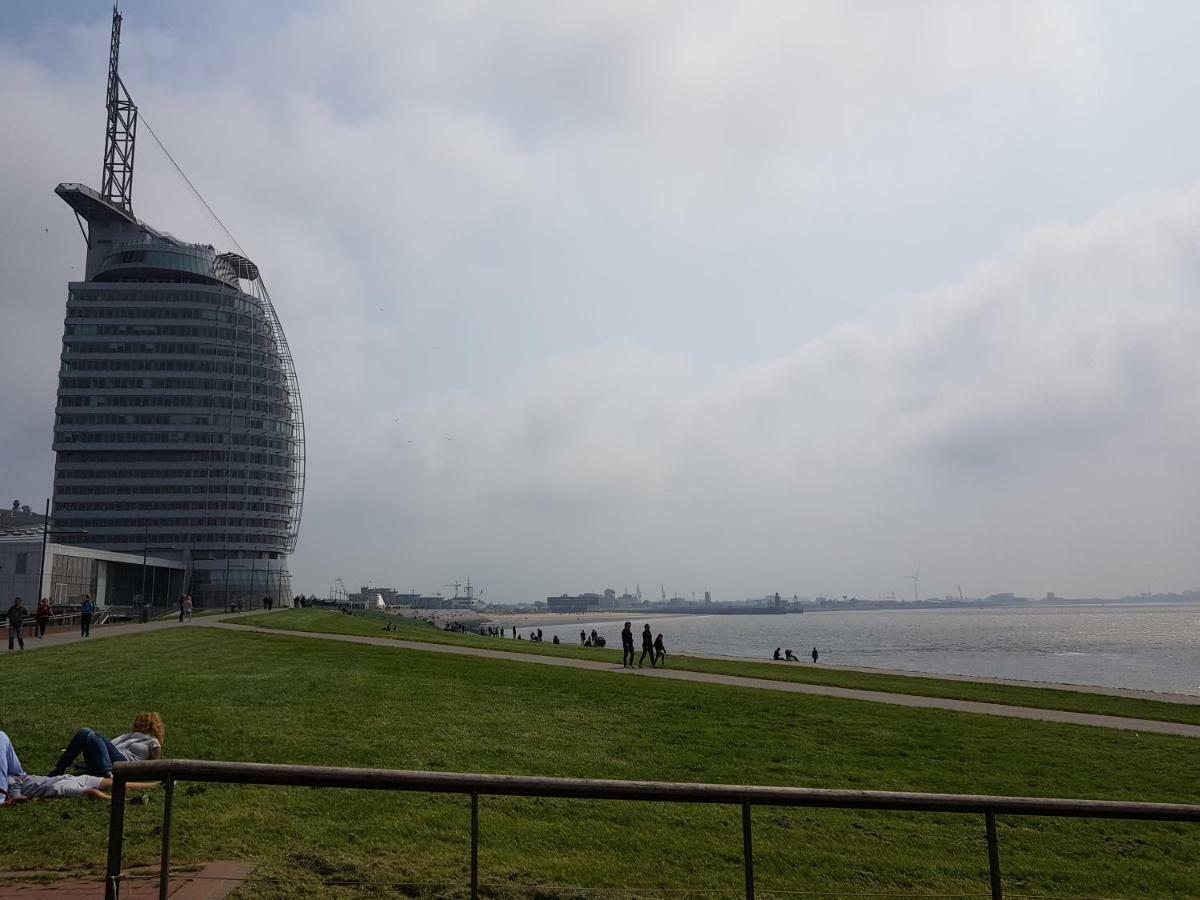 Ferienwohnung Koralle - Am Wasser Bremerhaven Exterior foto